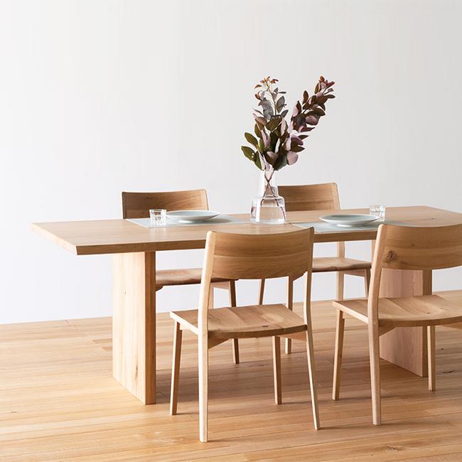 飛騨産業 風のうた ダイニングテーブル 180幅 FX316WP 長方形 板脚