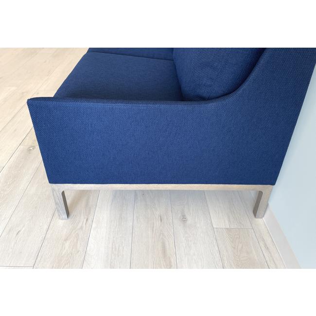 新品】 カリモク風 革張り ラブソファ アウトレット