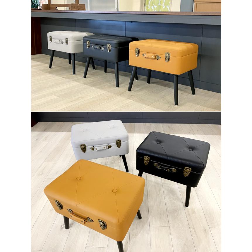 スツール トランク型 ピックスツール ST-3263 椅子 収納 Pick Stoolけ