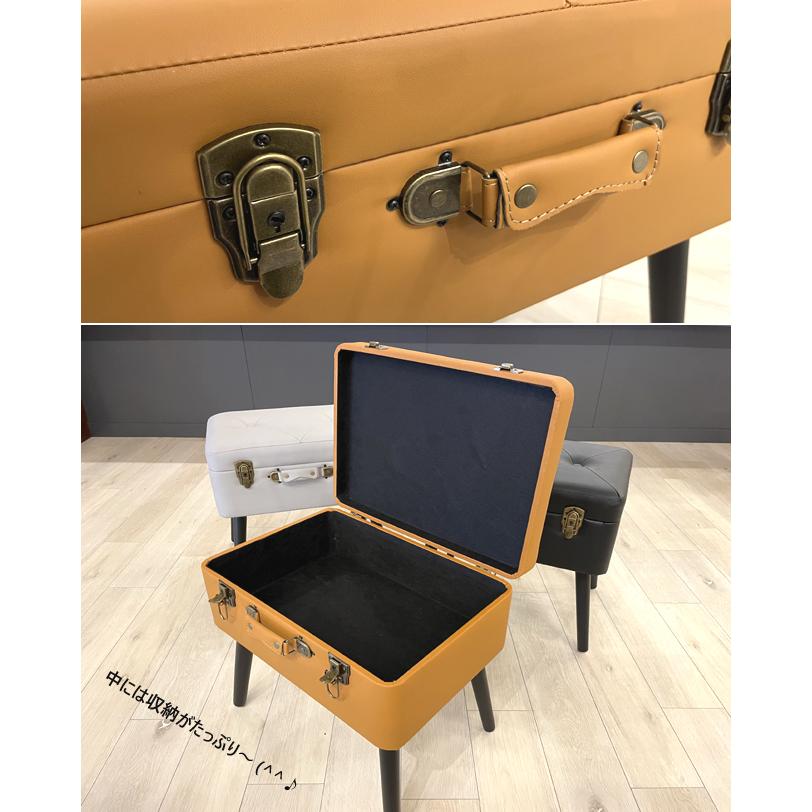 スツール トランク型 ピックスツール ST-3263 椅子 収納 Pick Stoolけ