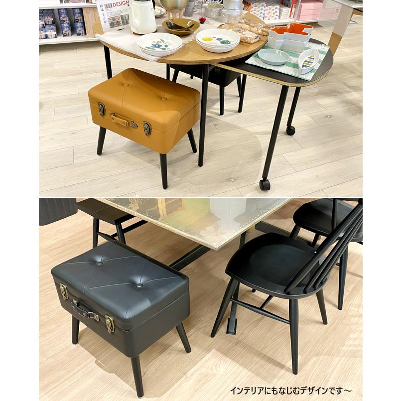 スツール トランク型 ピックスツール ST-3263 椅子 収納 Pick Stoolけ