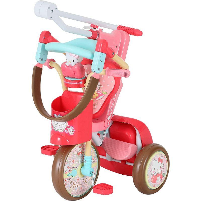 自転車 折りたたみ三輪車 ハローキティ オールインワンUP?