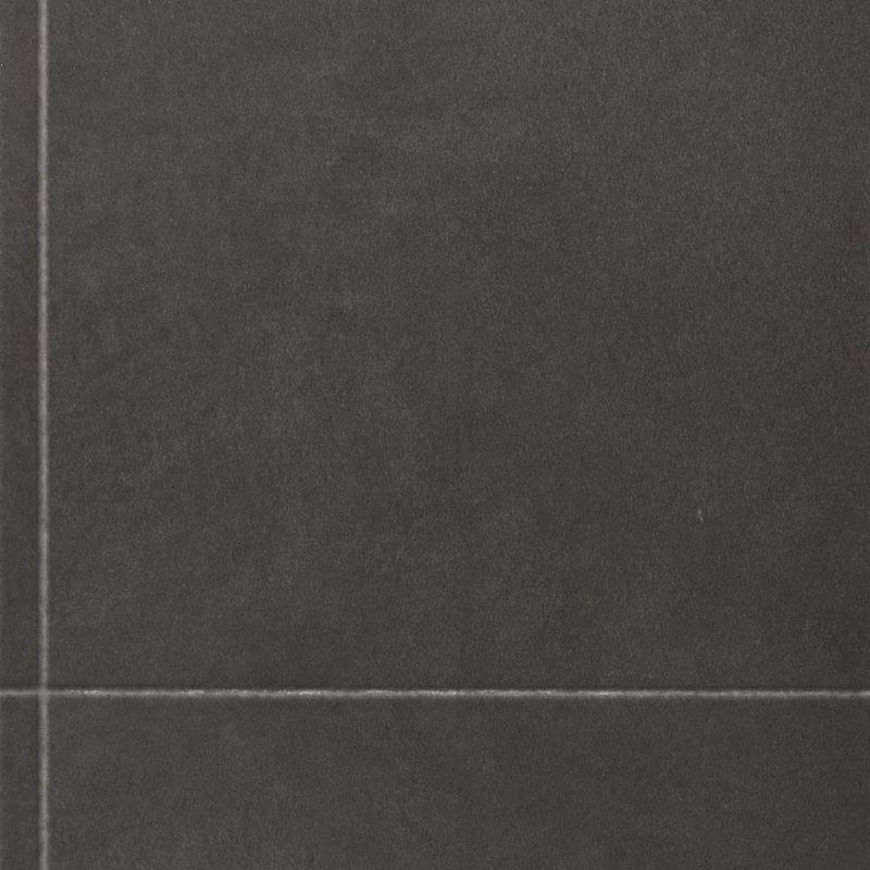 床材 壁紙屋本舗 床 シート タイル 黒 ノワール 約巾90cm×500cm (5m) クッションフロア フロアシート 厚手2.3mm 土足対応 - 3