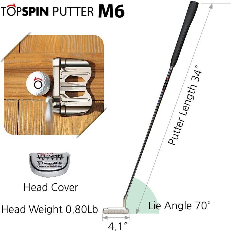 新春SALE！ JAMESMILR (ジェームズミラー) TOPSPIN パター マレット 6 鍛造バタフライ 【JSB1697280745】(59668円)
