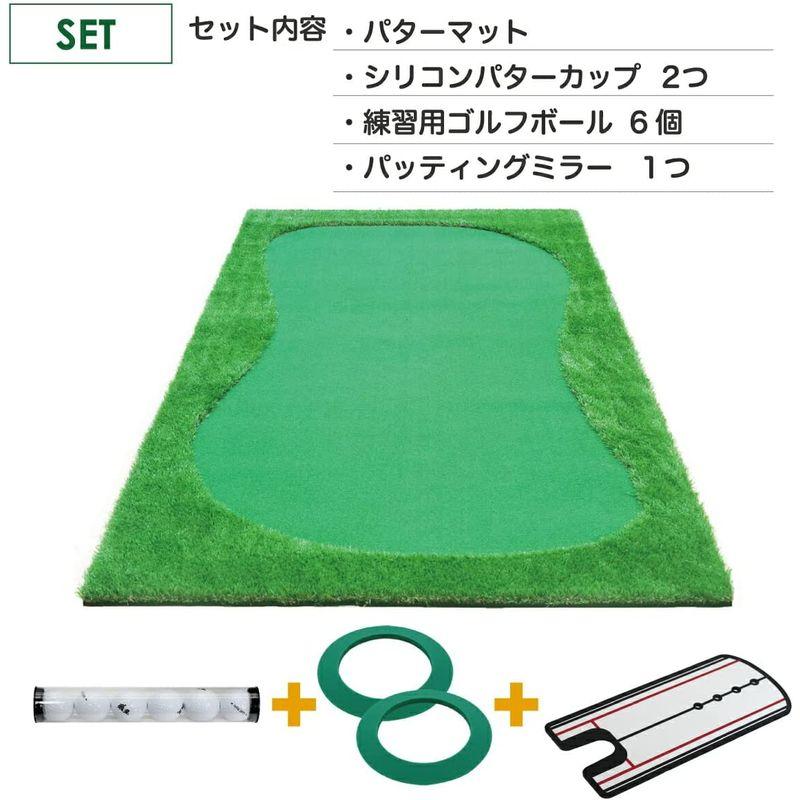 即購入可★ GolfStyle パター練習マット 3m ゴルフ パターマット 練習 ゴルフマット パッティング マット パター パット練習 大型 厚手 【8674976075】(30497円)