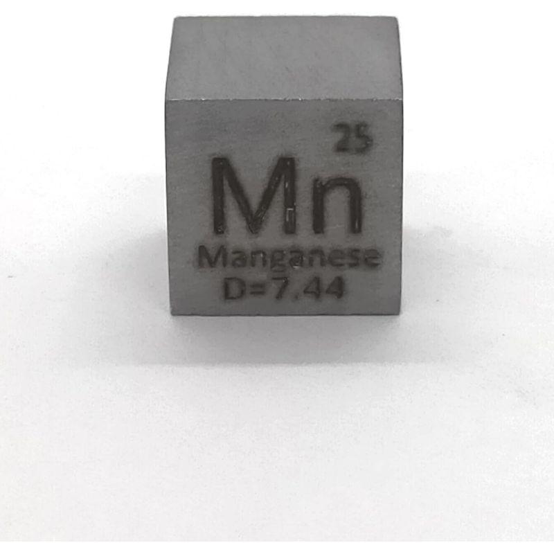 元素標本 マンガン Mn (10mmキューブ・刻印A・通常面) マンガン Mn 10mmキューブ 刻印A 通常面