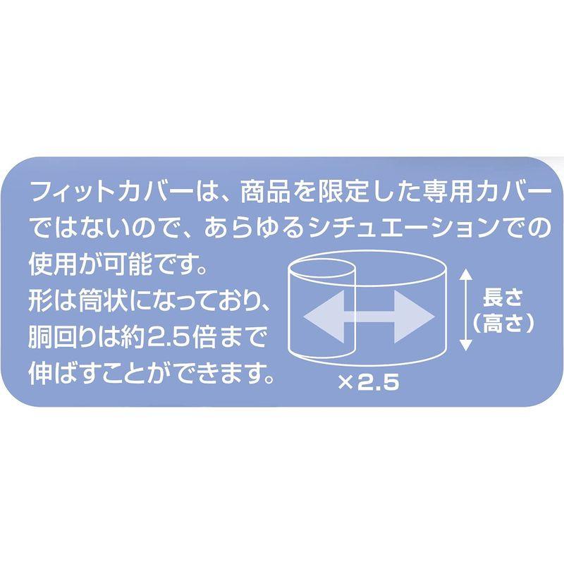 梱包用品　日本製アサヒ　フィットカバー(ゴム入りパッド)110M　養生資材　引越し用品　引越資材　表生地:青色・　裏生地:　蛇腹形状)　1枚(梱包用品