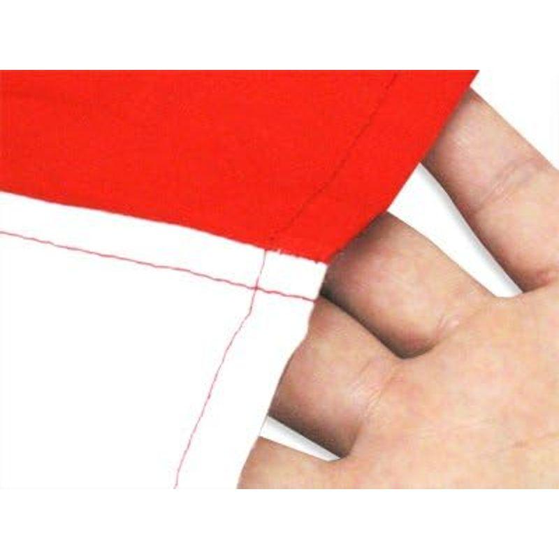 TOSPA　紅白幕　H180cm×W900cm　木綿天竺製　日本製　5間