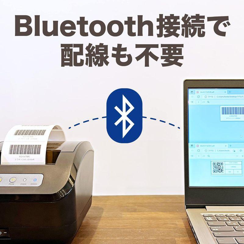 ECセラーPRO 感熱ラベルプリンター Bluetooth接続 USB接続 業務用 値札 宛名 高速印刷 バーコード サーマルプリンター 最 - 2