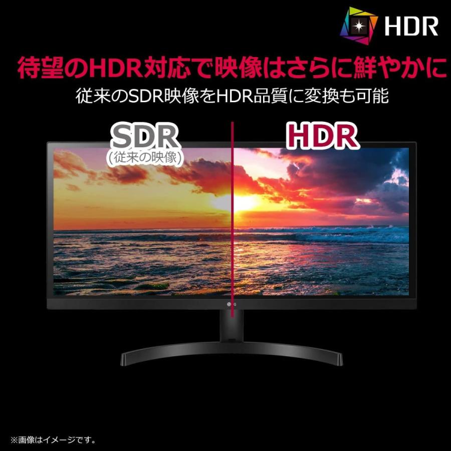 新品セール/LGエレクトロニクス 34WK650-W 34型 HDR10対応 21:9 ウルトラワイドモニター/WQHD(2560×1080)/メーカー保証3年/送料無料/激安｜et8｜04