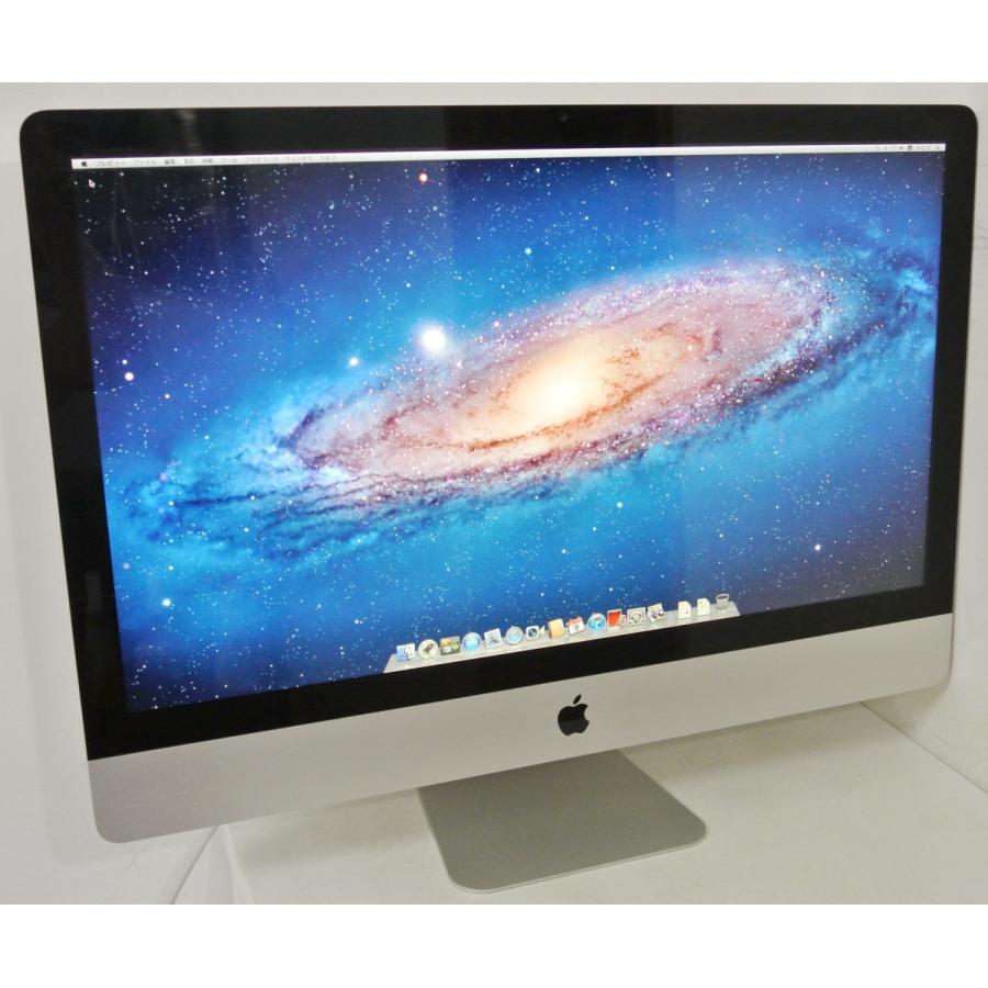 iMac (27-inch,Mid 2011) MC813J A  2.7GHzクアッドコアIntel Core i5 12GB 1TB DVDマルチ 27型 WQHD RADEON HD 6770M 中古良品 送料無料 激安