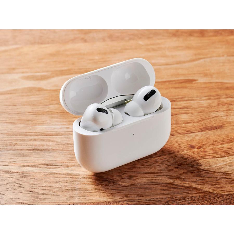 AirPods Pro MWP22J/A[ホワイト]リモコン・マイク対応/ワイヤレス(左右分離)/Bluetooth/ノイズキャンセリング対応/展示美品/送料無料｜et8｜04