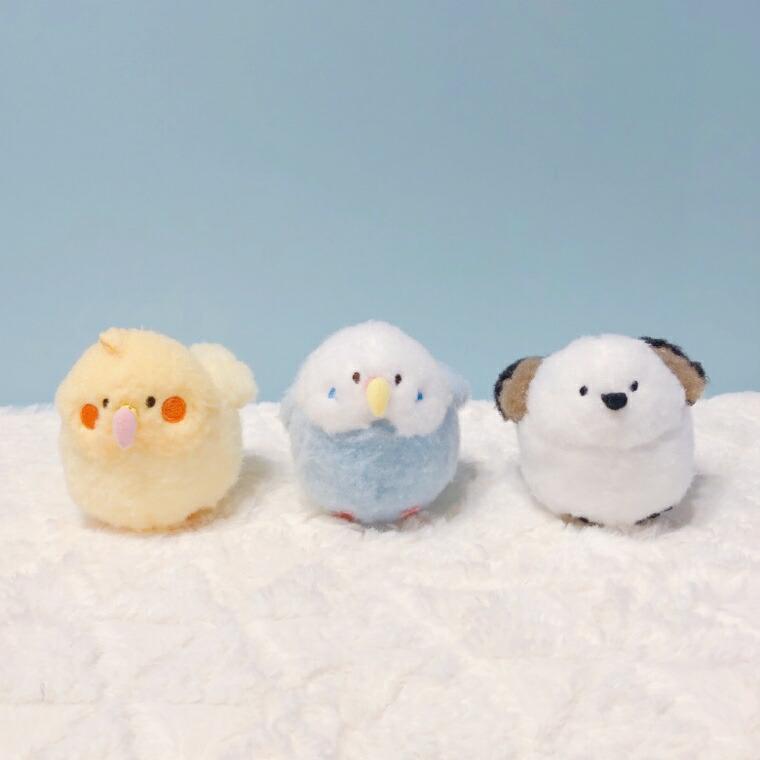 シマエナガ インコ ぬいぐるみ マスコット アニマル 雑貨 動物 しまえ