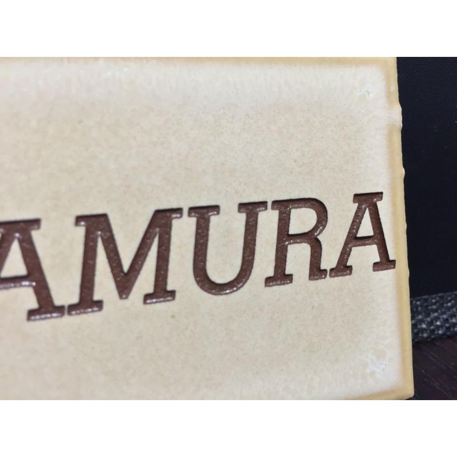 小口タイル表札 「乳白」 長方形 コンパクト 薄茶系 かわいい 彫刻 戸建 【追加マグネット可】 |  | 03