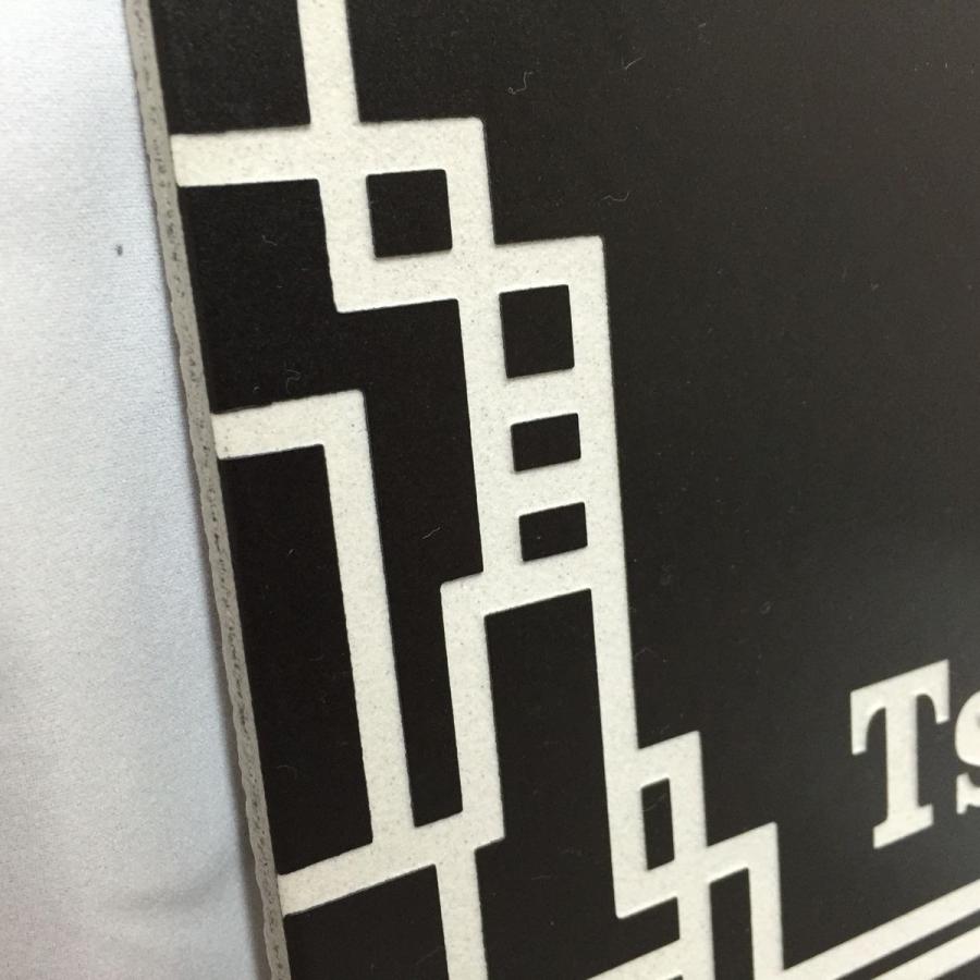 150角 モノトーンタイル表札 「黒・つや無し」 デザイン表札 送料無料 シンプル シック 戸建 マンション 二世帯 彫刻 正方形 ブラック 【追加マグネット可】 |  | 04