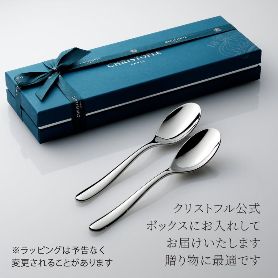 クリストフル CHRISTOFLE ラーム テーブルスプーン ステンレス ペア