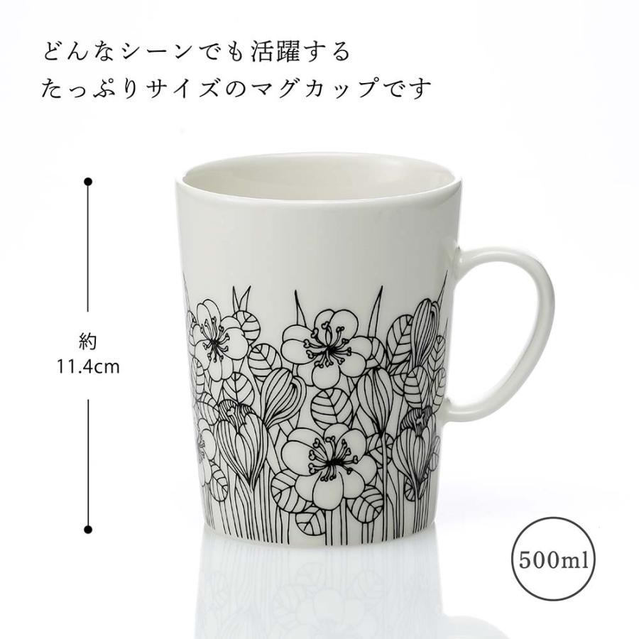ARABIA（アラビア） クロッカス マグカップ プレート ブラック