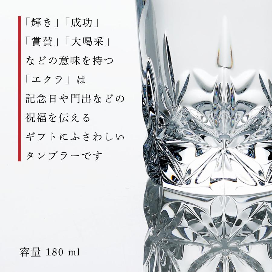 バカラ（Baccarat） 2023年 グラスジャパン エクラ 名入れ彫刻代込み