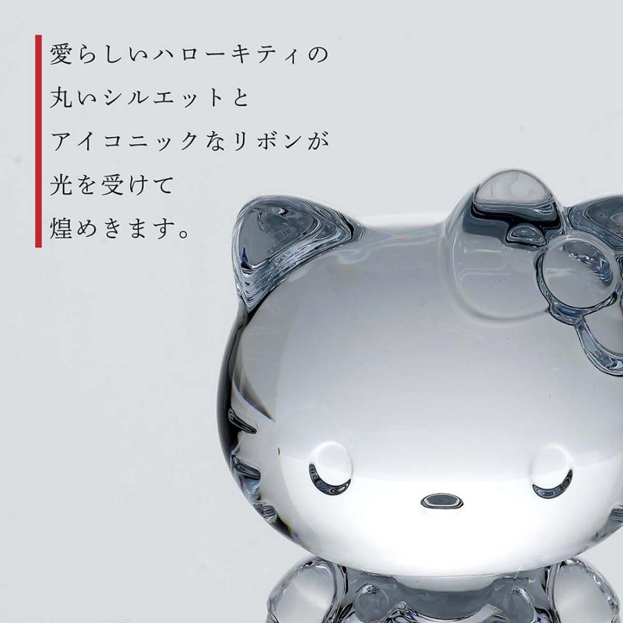 バカラ（Baccarat） ハロー キティ 9.5cm・大理石 台座 Sサイズ