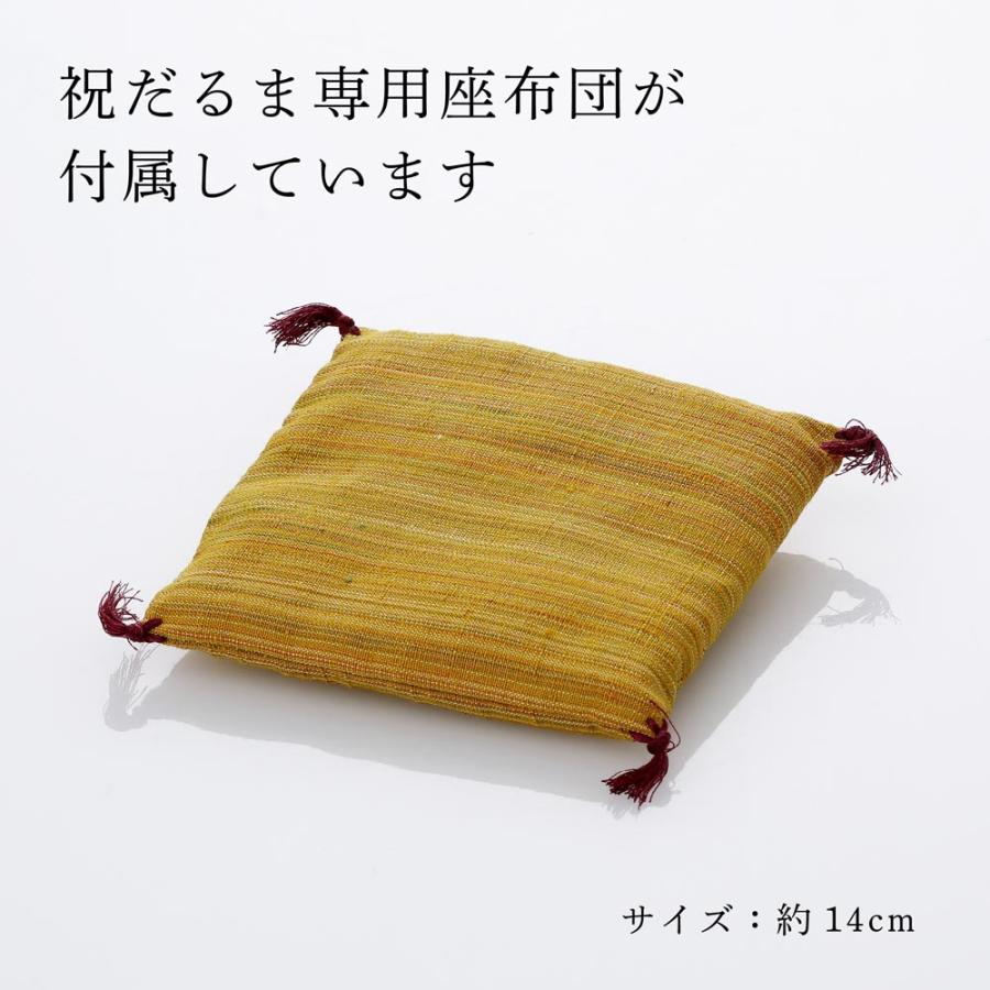 KAGAMI カガミクリスタル 江戸切子 祝だるま（中）・大理石 台座 L