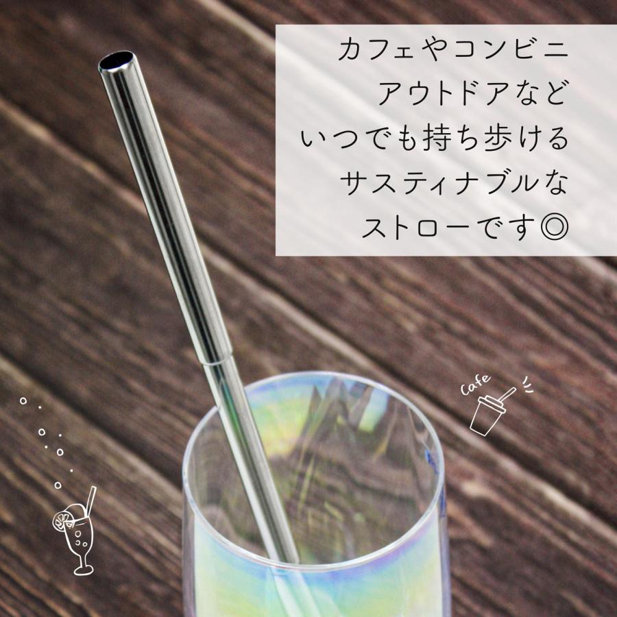 A-ITEM ステンレスストロー 名入れ彫刻代込み 名前 刻印 プレゼント ノベルティ ポータブル 持ち歩き 携帯ストロー 伸縮 収納ケース付 洗浄ブラシ付 |  | 06