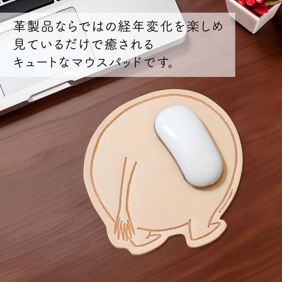 【ラッピング無料】【名入れ代込み】MOOMIN ムーミン レザー マウスパッド 名前 名入れ 彫刻 刻印 名入れギフト プレゼント 誕生日 記念日 記念品 |  | 04