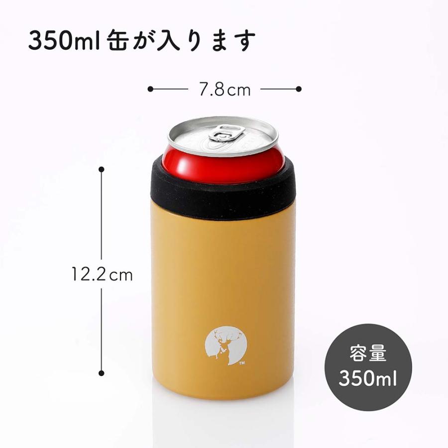 CAPTAIN STAG キャプテンスタッグ HD 缶ホルダー 350 コヨーテタン 名入れ代込み ベージュ 缶クーラー 名入れ プレゼント アウトドア キャンプ 父の日 保冷缶 | CAPTAIN STAG | 02