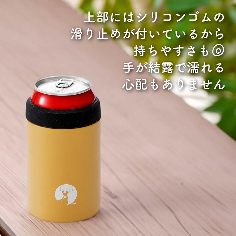 CAPTAIN STAG キャプテンスタッグ HD 缶ホルダー 350 コヨーテタン 名入れ代込み ベージュ 缶クーラー 名入れ プレゼント アウトドア キャンプ 父の日 保冷缶 | CAPTAIN STAG | 04