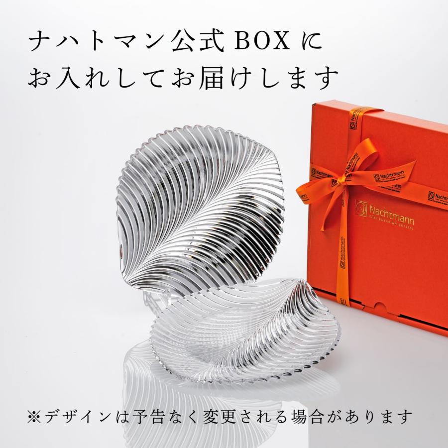 Nachtmann ナハトマン ジャポネスク 葉 / Happa プレート 23cm ペア 名