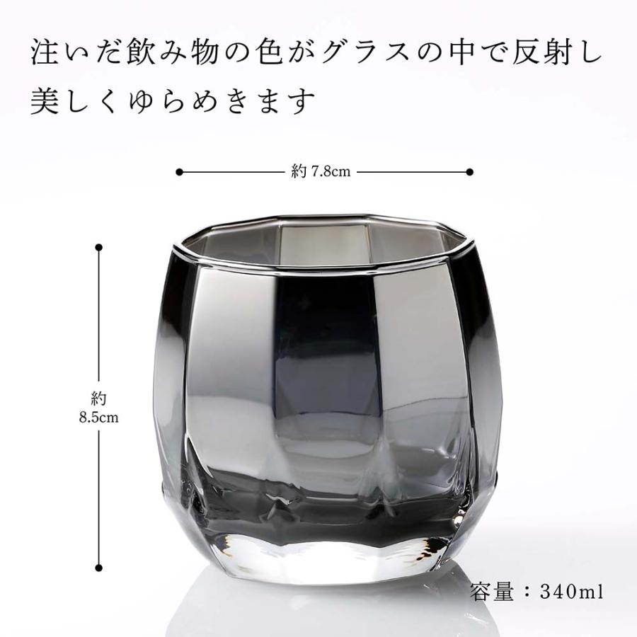 PROGRESS プログレス Vertex Silver グラスタンブラー 340ml 名入れ