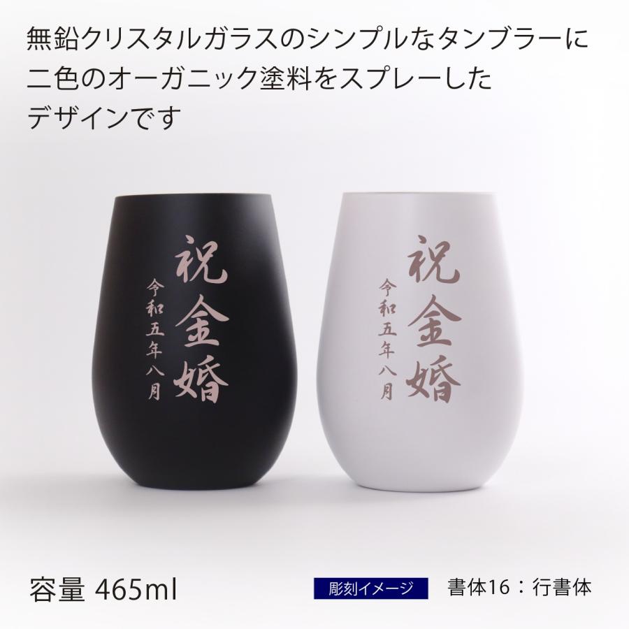 Stolzle Lausitz シュトルツルラウジッツ メタルカラー タンブラー マットブラック・マットホワイト ペア 名入れ彫刻代込み オリジナルペア 名入れ |  | 02