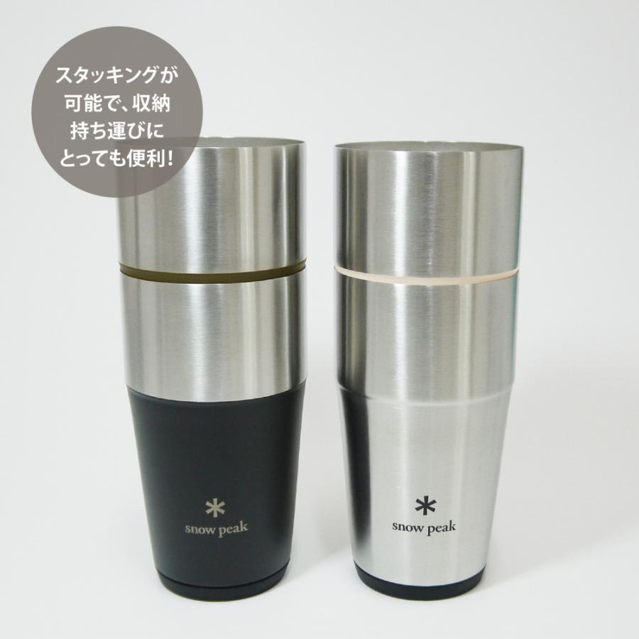snow peak スノーピーク サーモタンブラー 470 サンド 名入れ彫刻代込み 名入れ プレゼント ギフト タンブラー コーヒー 真空 ステンレス ベージュ | snow peak | 05