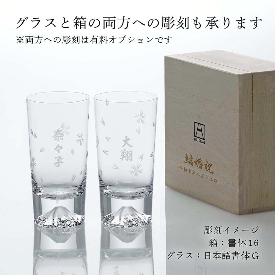 希少 未使用 限定「桑田缶セット」&公式グラス（ペア）※印刷サイン入りです 田島硝子（TAJIMA GLASS） 桜切子 富士山グラス ハイボール タンブラー