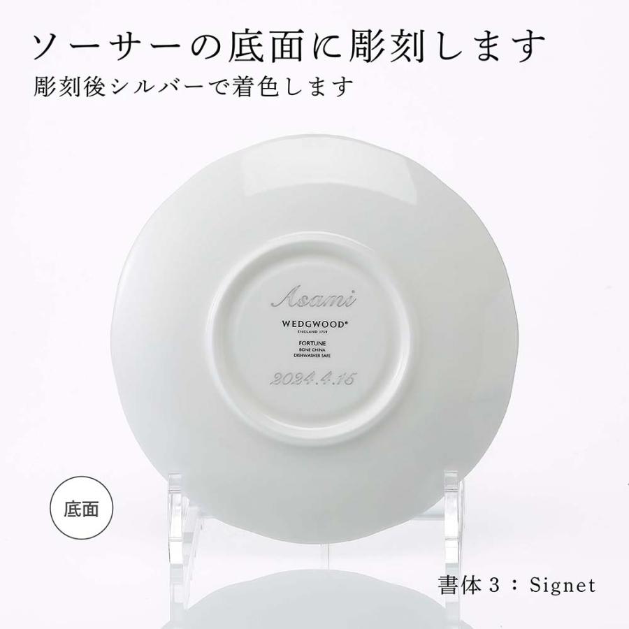 【正規店入荷】【名入れ代込】WEDGWOOD ウェッジウッド ワンダーラスト フォーチュン ティーカップ ＆ ソーサー 180ml 名入れ ギフト 誕生日 記念日 | WEDGWOOD | 01