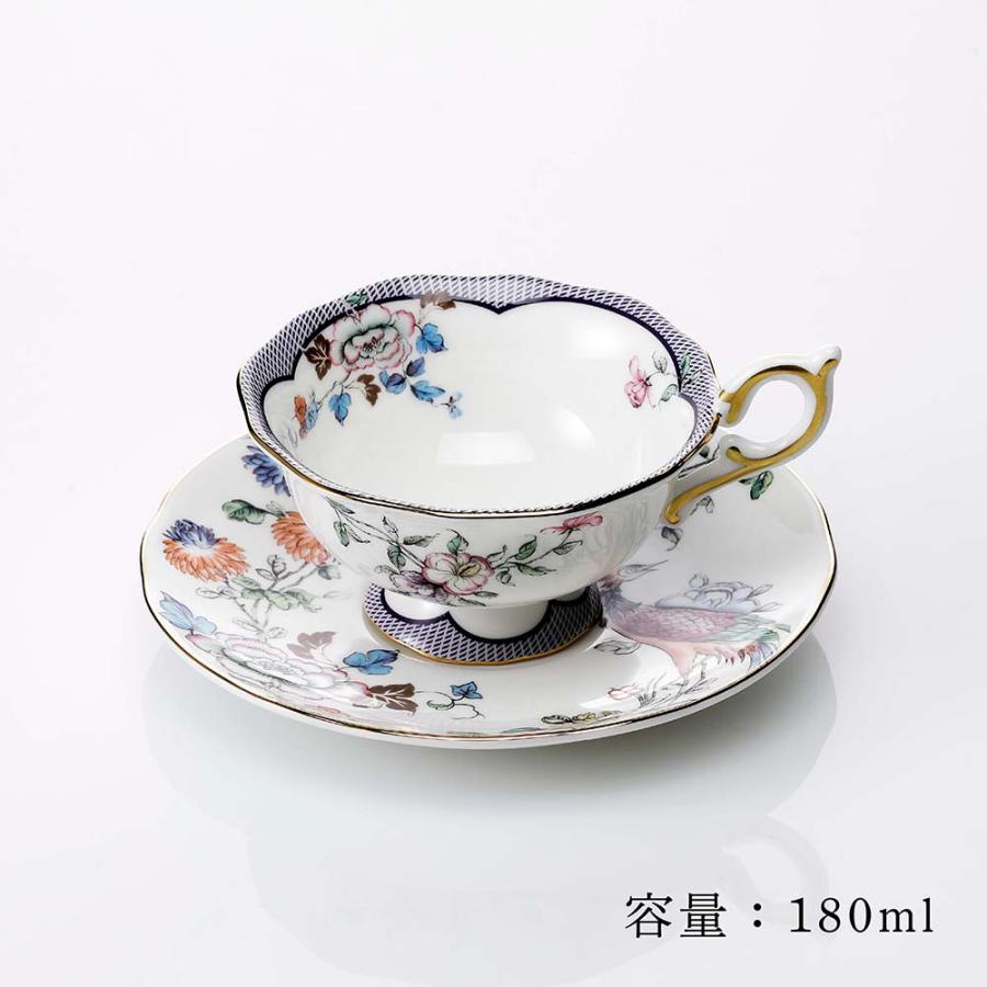 【正規店入荷】【名入れ代込】WEDGWOOD ウェッジウッド ワンダーラスト フォーチュン ティーカップ ＆ ソーサー 180ml 名入れ ギフト 誕生日 記念日 | WEDGWOOD | 02
