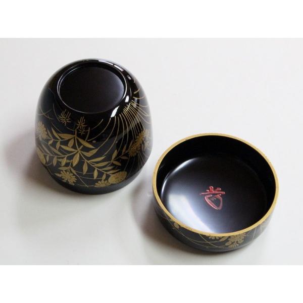 秋野棗 一瓢斎造 誡堂宗省在判箱 共箱 : 茶道具商 越中屋 - 通販