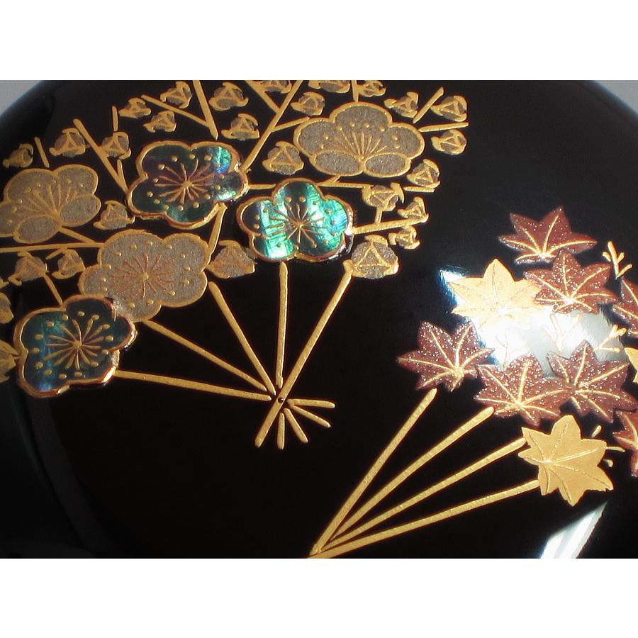 一心斎作　花扇　蒔絵　乾漆　棗　共箱　茶道具 一心斎作 花扇 蒔絵 乾漆 棗 共箱 茶道具 - メルカリ