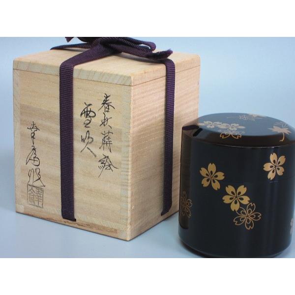 夕顔蒔絵棗竹内幸斎