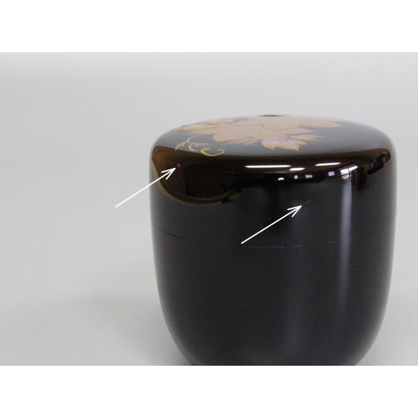 鉄線蒔絵黒中棗 輪島塗 千鶴造 共箱 : 茶道具商 越中屋 - 通販 鉄線蒔絵黒中棗 輪島塗 千鶴造 共箱 : 茶道具商 越中屋 - 通販