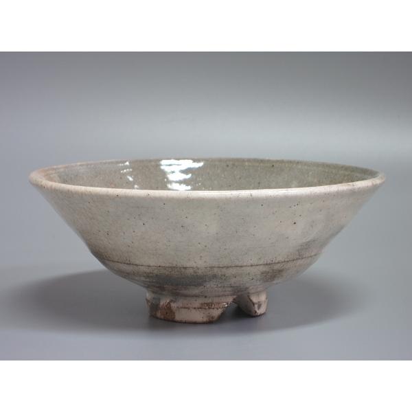 古萩　お茶碗　木箱入　茶道具　送料込み250707 茶道具 古萩写 割高台 茶碗 清水茂生 共箱 萬古焼 萩焼 濃茶