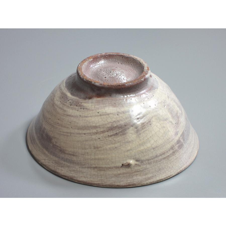 高麗　茶碗　骨董品　茶道具　箱なし 高麗刷毛目茶碗 韓国作家作品（作者名／陶印なし） 桐箱 : 茶道具商 越