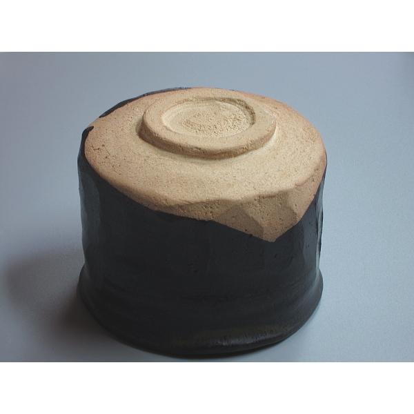 瀬戸黒茶碗 名物「小原木」写 川本了生造 共箱 : 茶道具商 越中