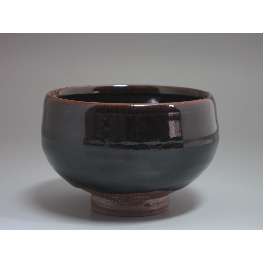 丹波焼 鉄釉茶碗 市野伊作造 共箱 : 茶道具商 越中屋 - 通販 - Yahoo