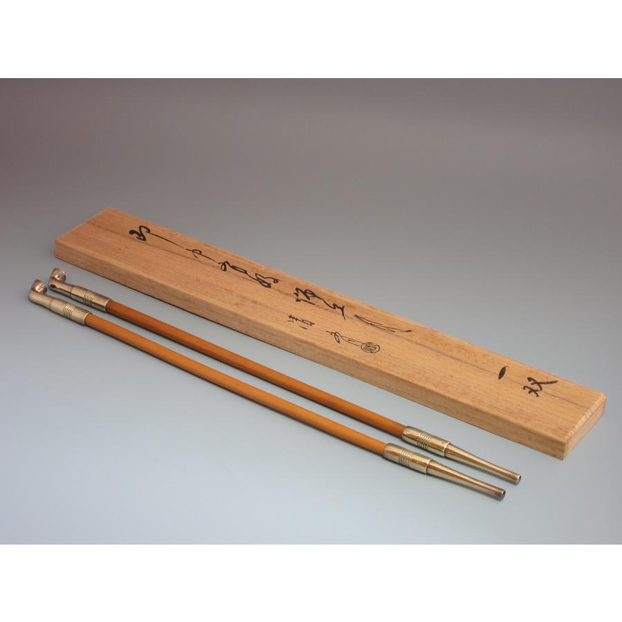 即中斎好 煙管一双 木村清斎造 共箱 : 茶道具商 越中屋 - 通販 即中斎好 煙管一双 木村清斎造 共箱 : 茶道具商 越中屋 - 通販