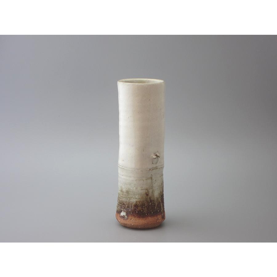 白萩竹節花入 都野栖雲造（本体のみ） : 茶道具商 越中屋 - 通販
