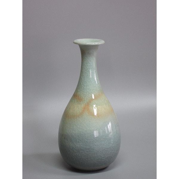 岩国焼青磁花入 山田象陶作（本体のみ） : 茶道具商 越中屋 - 通販