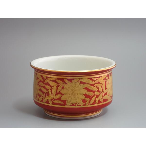 赤絵金襴手 牡丹唐草紋皆具 手塚玉堂造 共箱 : 茶道具商 越中屋 赤絵金襴手 牡丹唐草紋皆具 手塚玉堂造 共箱 : 茶道具商 越中屋