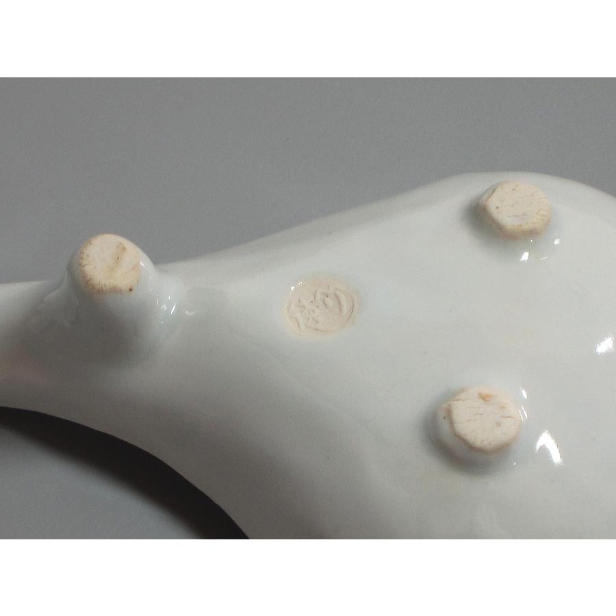 古染付写琵琶向付 五客揃 竹徳窯 梅峰造 共箱 : 茶道具商 越中屋