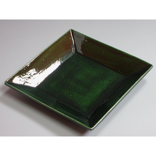 青釉四方菓子器 吉村楽入造 共箱 : 茶道具商 越中屋 - 通販 - Yahoo