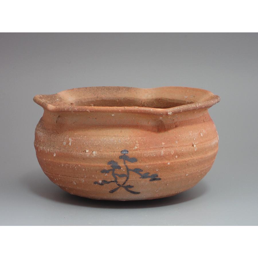 堀内宗完（分明斎） 松原自画写 信楽梅縁建水 保庭楽入造（本体のみ